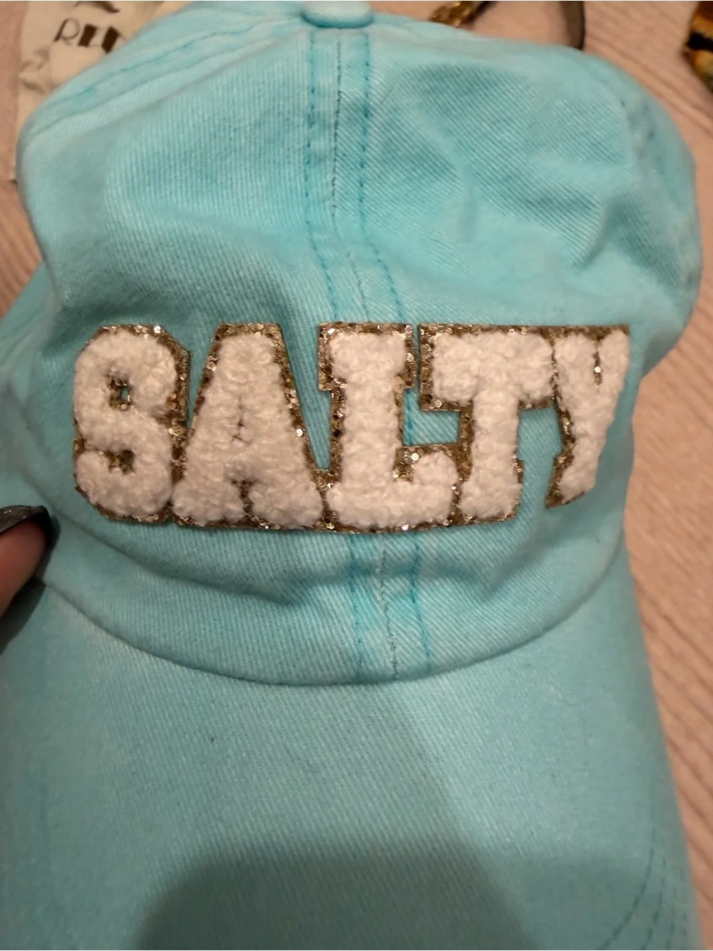 Women’s'SALTY' Light Blue Baseball Cap